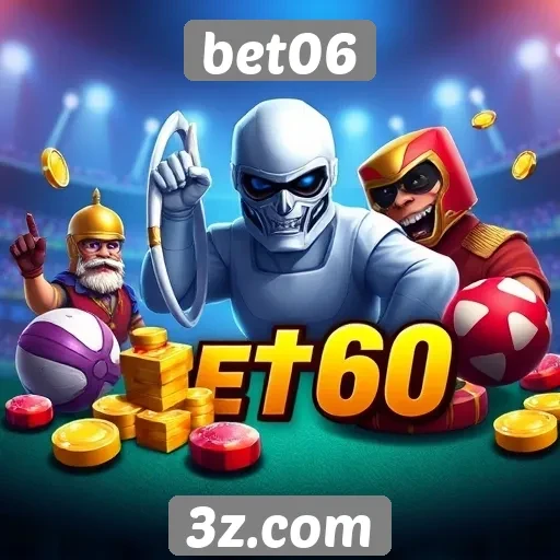 Principais jogos disponíveis na plataforma Bet06