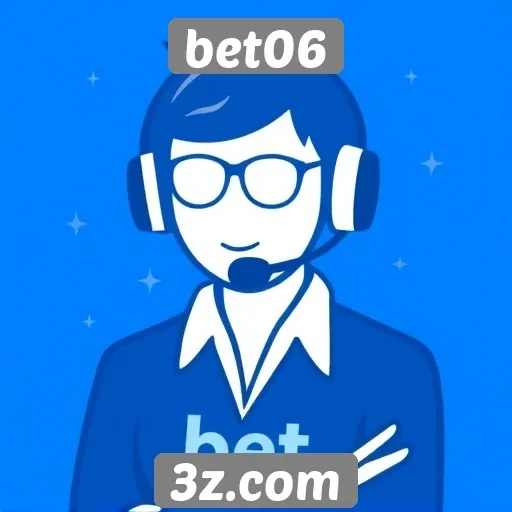 Desempenho do suporte ao cliente no bet06